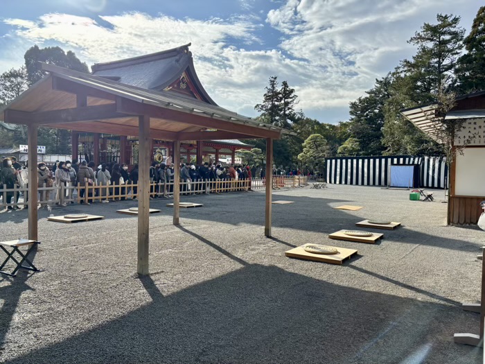 鎌倉　鶴岡八幡宮　初詣　除魔神事
