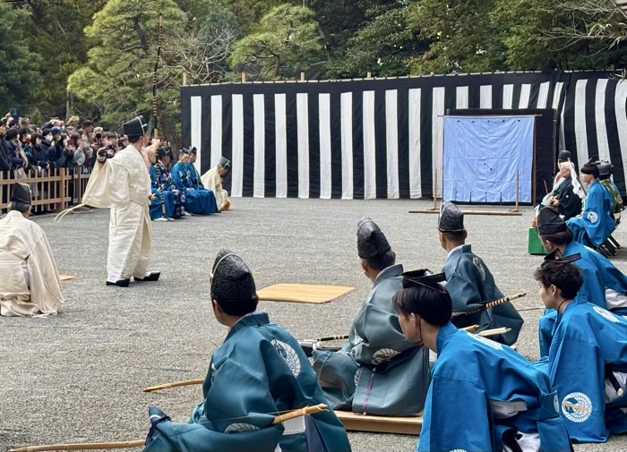 鎌倉　鶴岡八幡宮　初詣　除魔神事