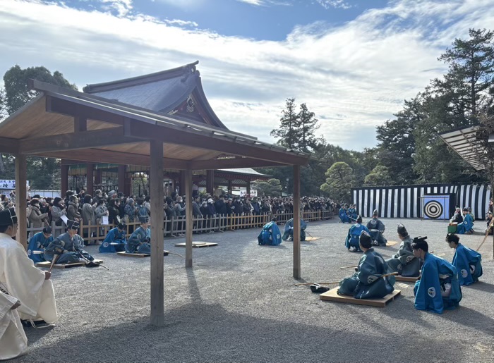 鎌倉　鶴岡八幡宮　初詣　除魔神事
