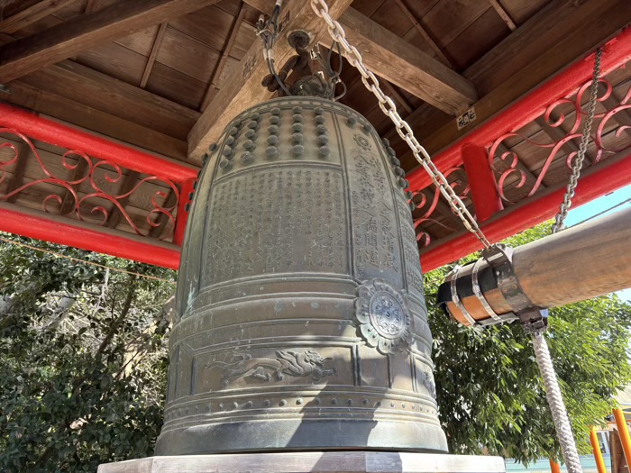平塚　前鳥神社　鐘楼「勧学の鐘」