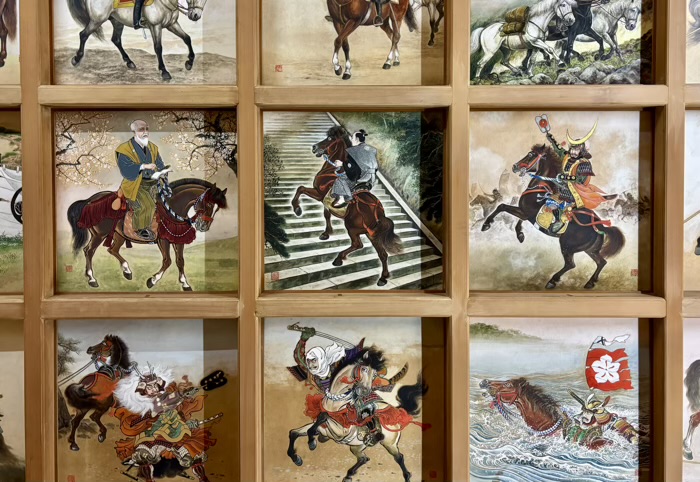 浅草　矢先稲荷神社　社殿　天井絵