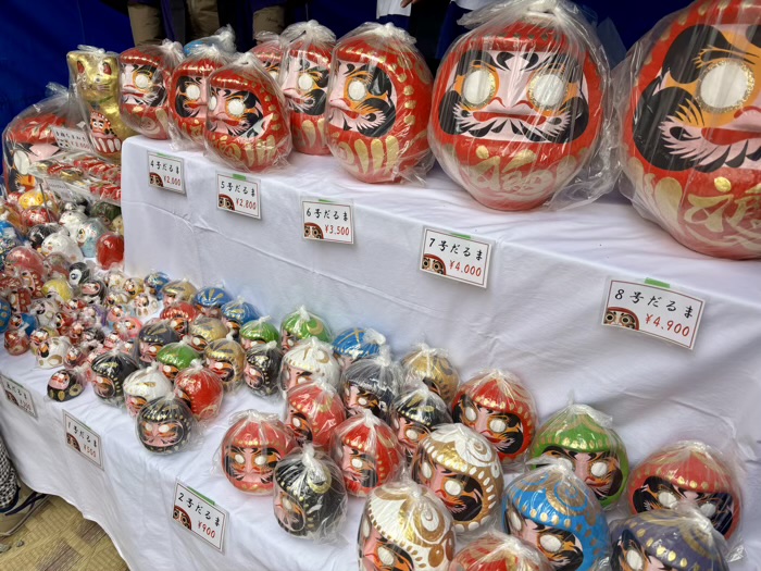 旭区　白根不動尊　開運だるま市
