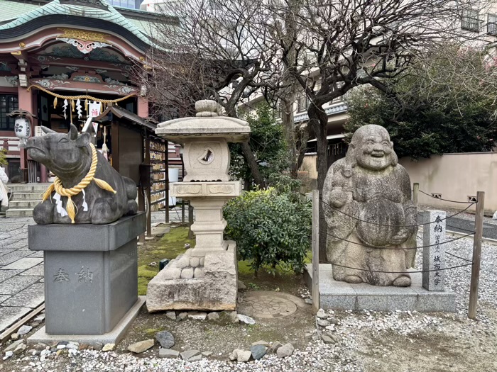 千代田区　平河天満宮　布袋尊像