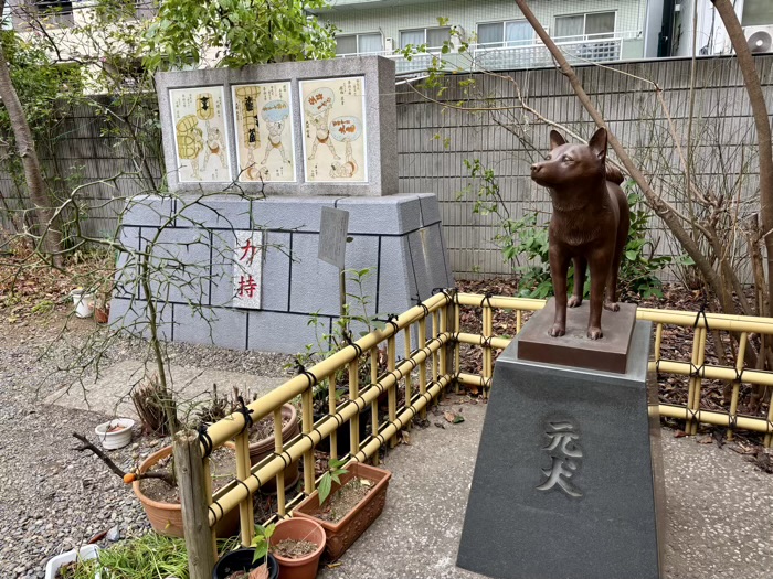台東区　蔵前神社　元犬と奉納力持