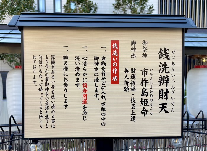 駒込　妙義神社　銭洗辨財天