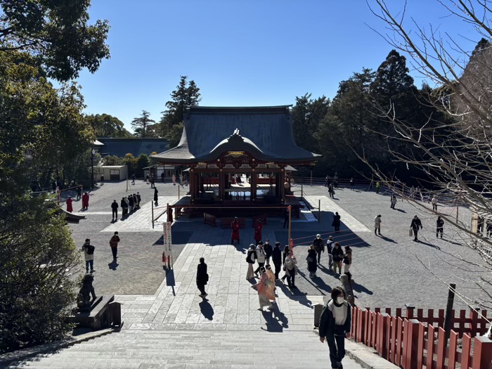 鎌倉　鶴岡八幡宮　節分祭