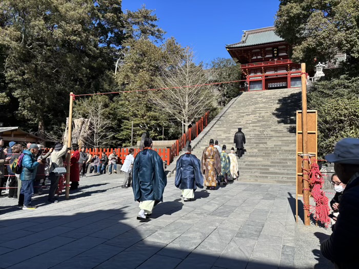 鎌倉　鶴岡八幡宮　節分祭