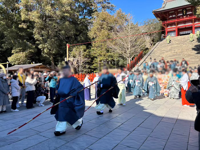 鎌倉　鶴岡八幡宮　節分祭