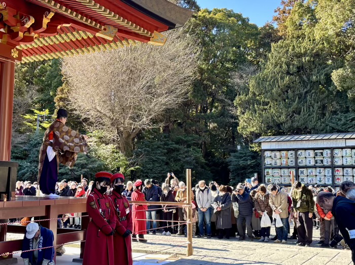 鎌倉　鶴岡八幡宮　節分祭