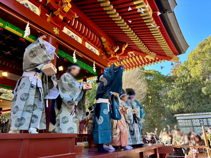 鎌倉　鶴岡八幡宮　節分祭　豆まき