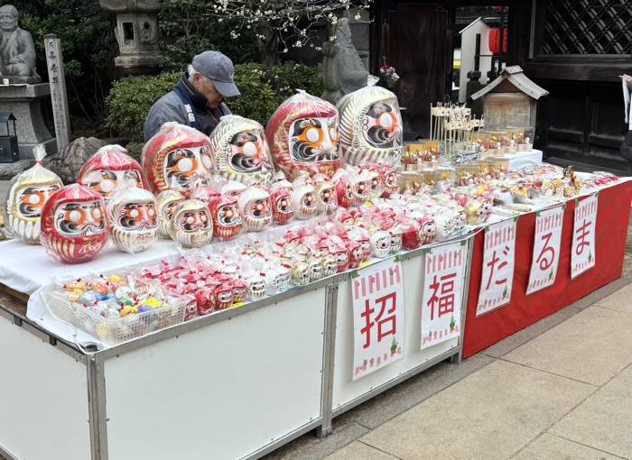 赤坂 豊川稲荷東京別院 初午祭 招福だるま
