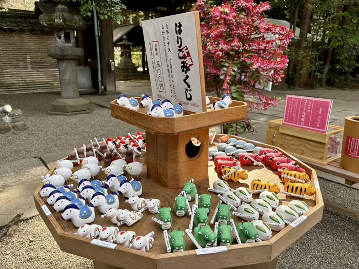 港区　赤坂氷川神社　張子みくじ（干支みくじ）