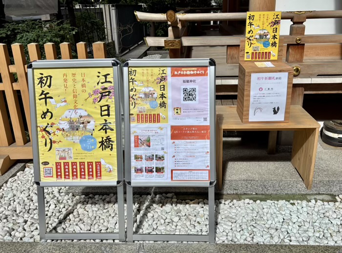 江戸日本橋初午めぐり地図