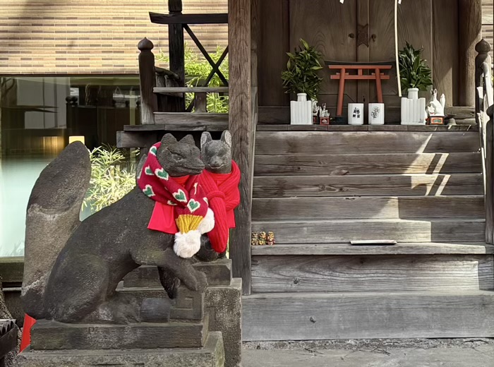 日本橋　銀杏八幡宮　銀杏稲荷神社