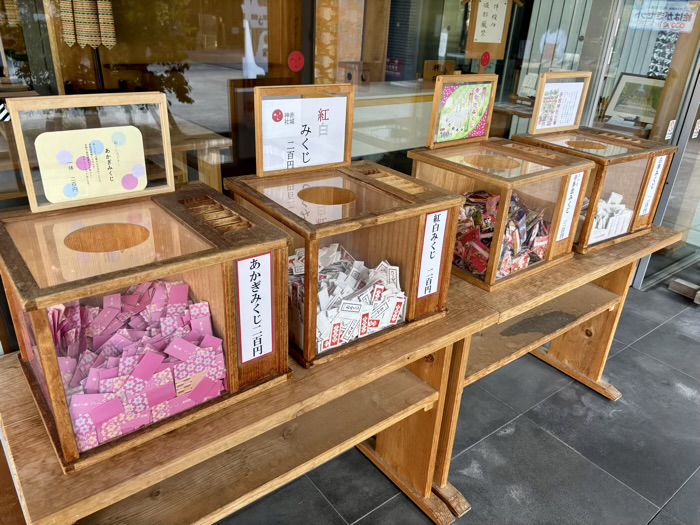 新宿神楽坂 赤城神社 おみくじ