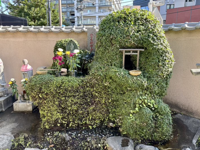 神楽坂 安養寺 銭洗い弁財天(宝生弁財天)
