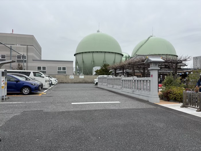 南千住　石浜神社　駐車場