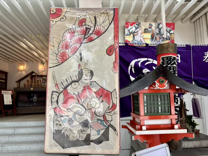 銀座 歌舞伎稲荷神社 地口行灯(初午祭)