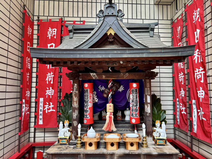 銀座 朝日稲荷神社 銀座朝日ビル 遥拝所(1階)