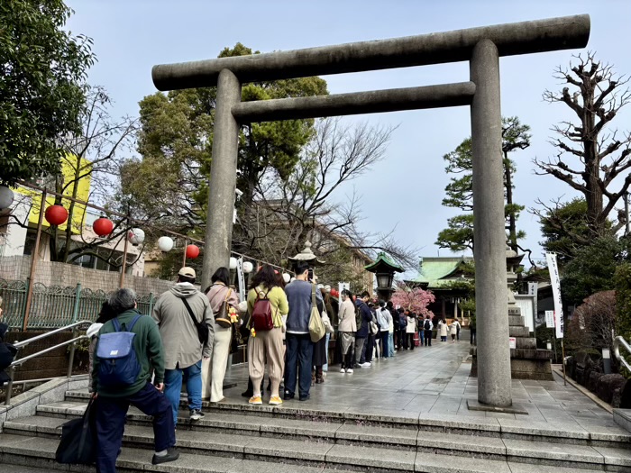 桜新町　桜神宮　混雑状況