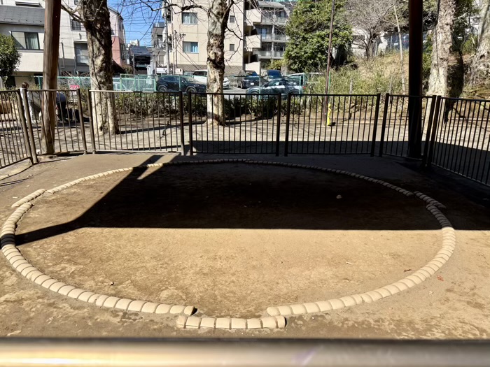 渋谷区　渋谷氷川神社　相撲場跡