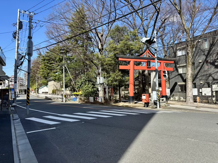 川崎市 丸子山王日枝神社 山王鳥居