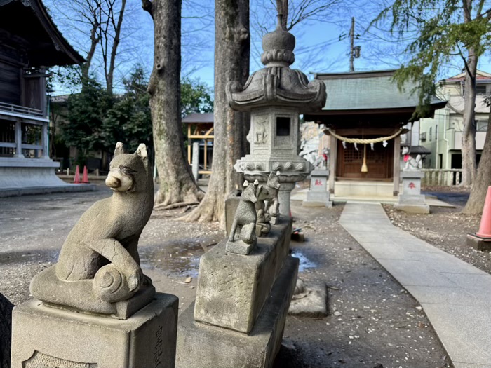 川崎市 丸子山王日枝神社 稲荷神社・大鷲神社の合祀殿