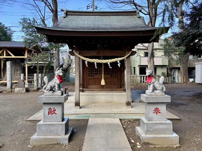 川崎市 丸子山王日枝神社 稲荷神社・大鷲神社の合祀殿