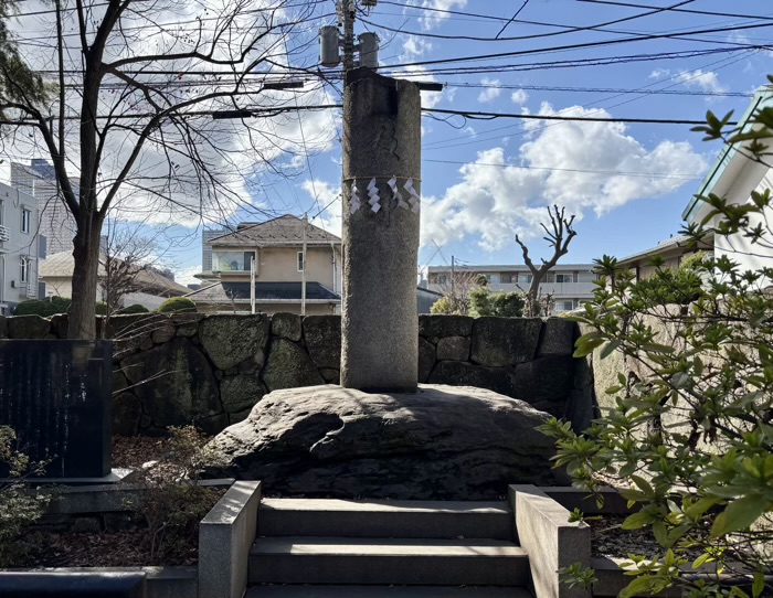 川崎市 丸子山王日枝神社 敬神の碑
