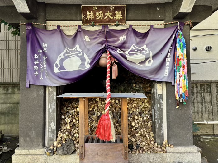 台東区　本覚寺　蟇大明神