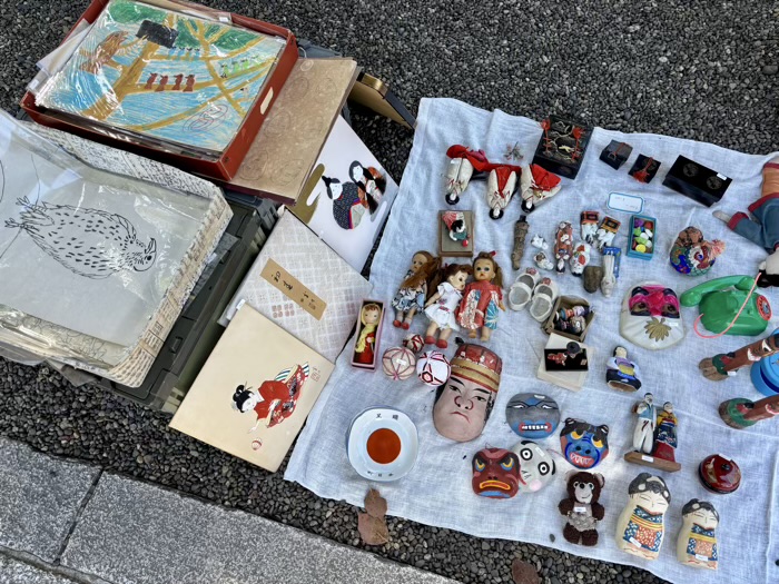 門前仲町 富岡八幡宮 青空蚤の市(フリーマーケット)