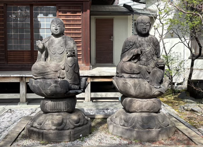 渋谷 東福寺 栄範地蔵尊と栄傳地蔵尊