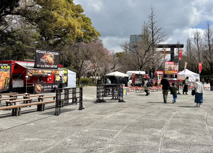 九段下 靖国神社 桜 キッチンカー&屋台出店