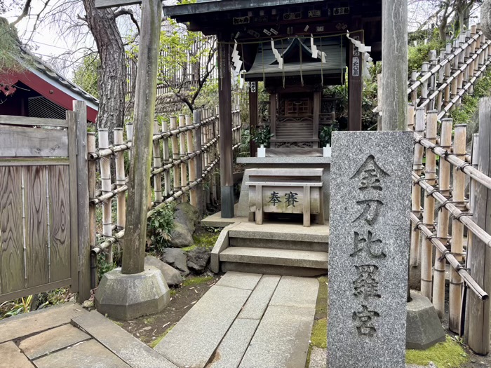 市ヶ谷　市谷亀岡八幡宮　金刀比羅宮