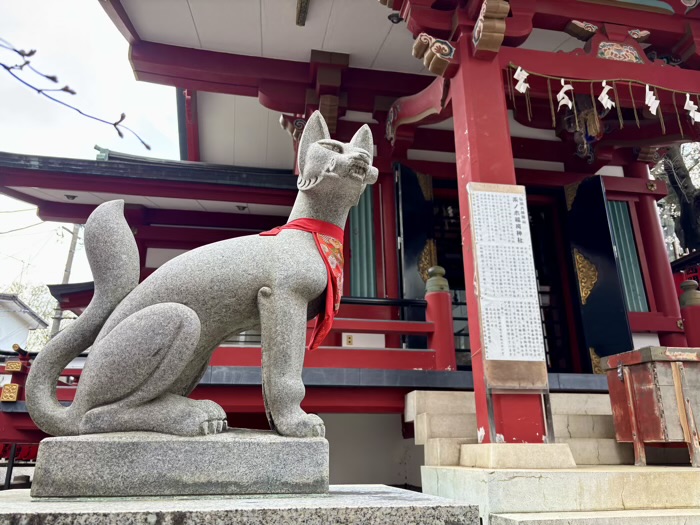 市ヶ谷　市谷亀岡八幡宮　茶ノ木稲荷神社