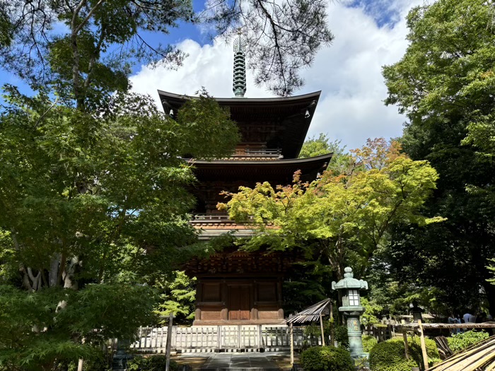 世田谷　大谿山 豪徳寺　三重塔