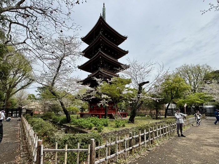 東京　上野東照宮　五重塔
