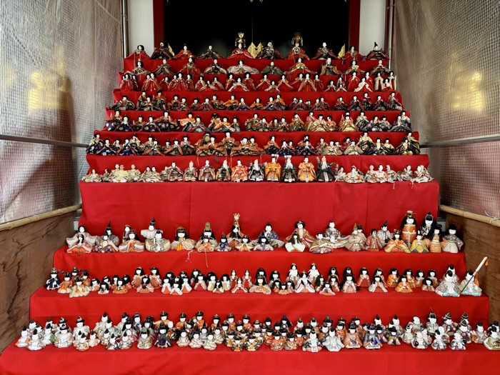 南千住 素盞雄神社 桃まつり 雛人形