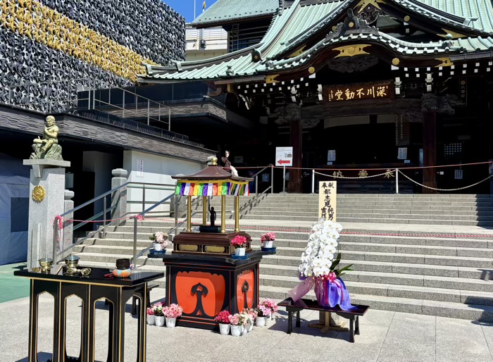 門前仲町　深川不動堂成田山東京別院　花まつり灌仏会