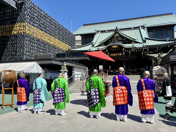 門前仲町　深川不動堂成田山東京別院　花まつり灌仏会　釈尊降誕会の法要