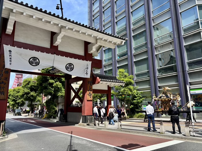 港区　増上寺　地蔵尊大法要　観世音＆熊野神社祈願会　お練り行列（神輿渡御）