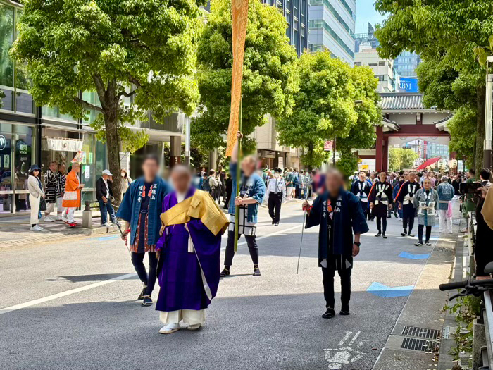 港区　増上寺　地蔵尊大法要　観世音＆熊野神社祈願会　お練り行列（神輿渡御）