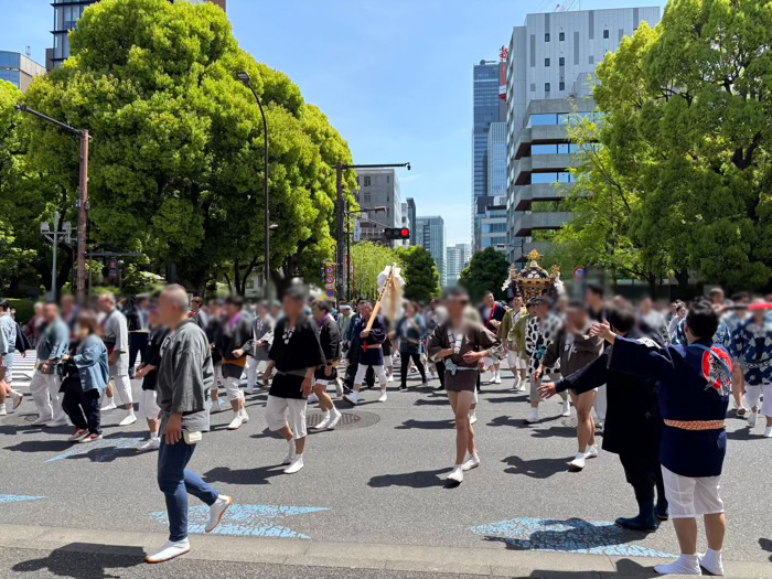 港区　増上寺　観世音＆熊野神社祈願会　神輿渡御