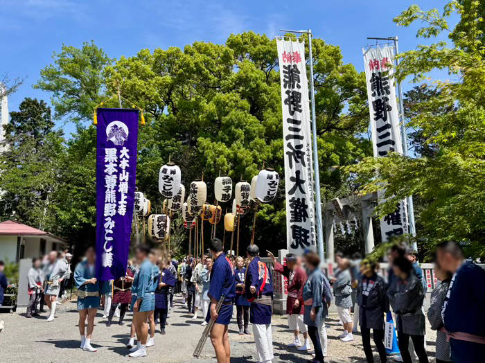 港区　増上寺　観世音＆熊野神社祈願会　神輿渡御