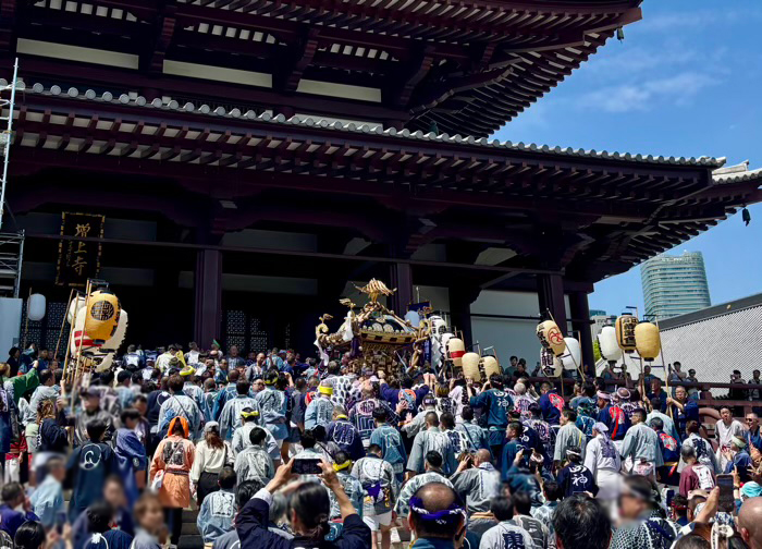 港区　増上寺　観世音＆熊野神社祈願会　神輿渡御