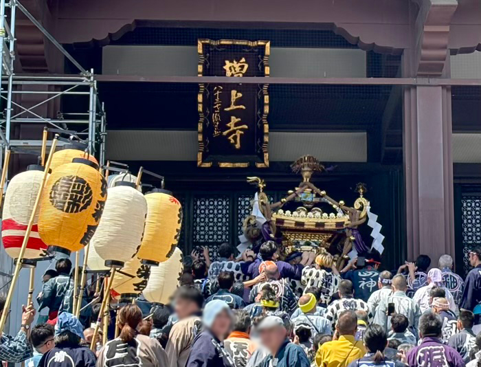 港区　増上寺　観世音＆熊野神社祈願会　神輿渡御