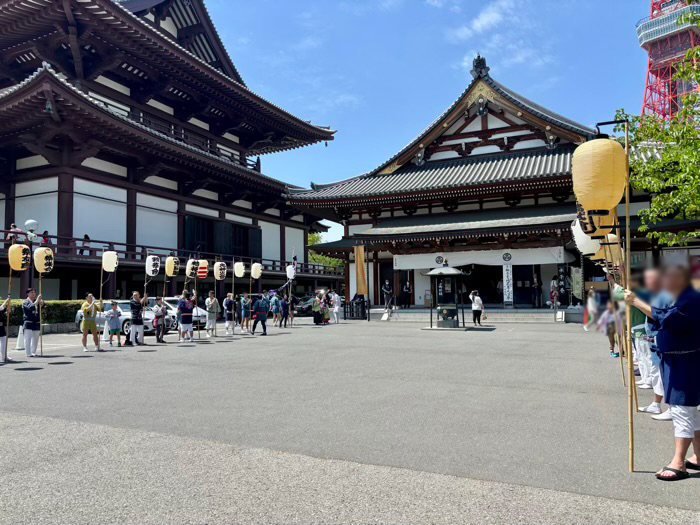 港区　増上寺　観世音＆熊野神社祈願会　神輿渡御