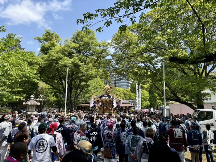 港区　増上寺　観世音＆熊野神社祈願会　神輿渡御
