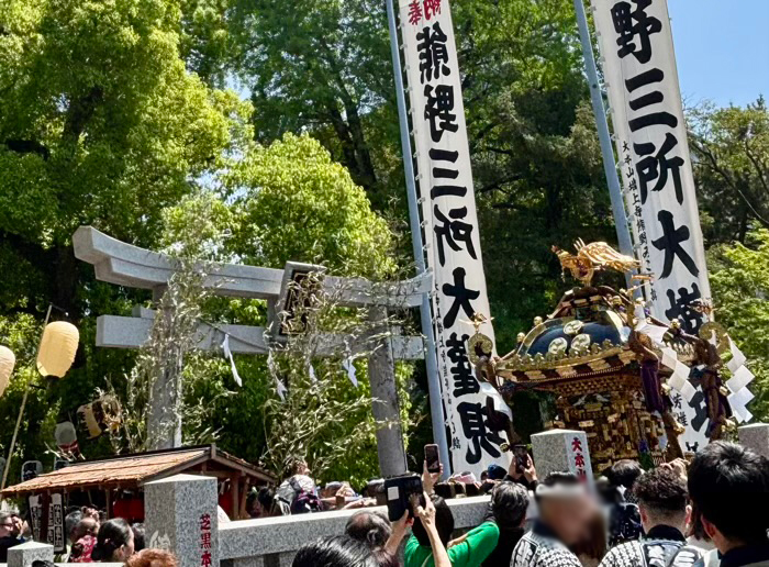 港区　増上寺　観世音＆熊野神社祈願会　神輿渡御