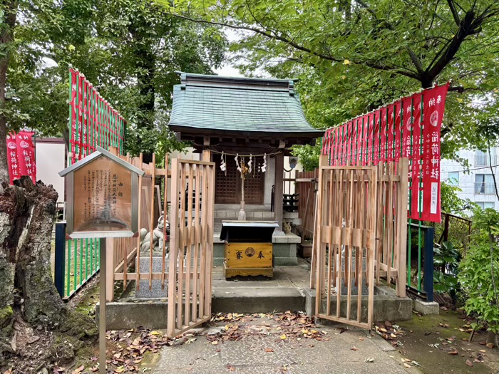 品川区　桐ヶ谷氷川神社　忍田稲荷大明神